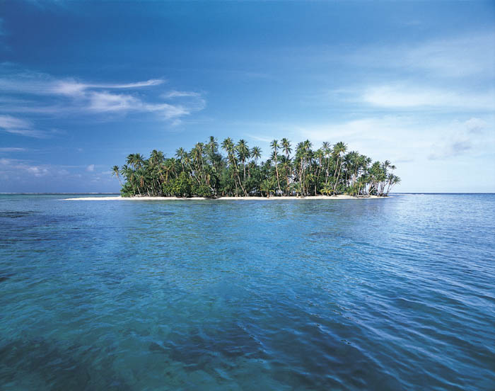 Beautiful tropical island.